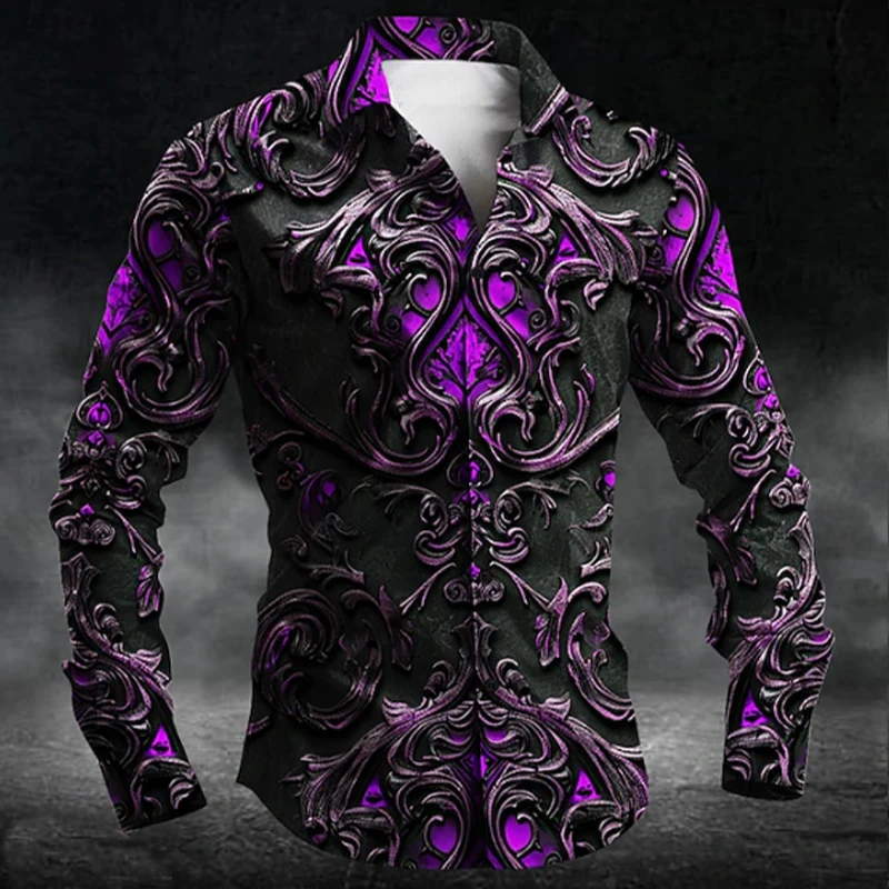 2025 Men's Pink 3D Printed Retro Shirt Fashion Luxury Autumn Lapel Long Sleeve Single Breasted Casual High Street Top Shirt
2025 Men's Pink 3D Printed Retro Shirt Fashion Luxury Autumn Lapel Long Sleeve Single Breasted Casual High Street Top Shirt