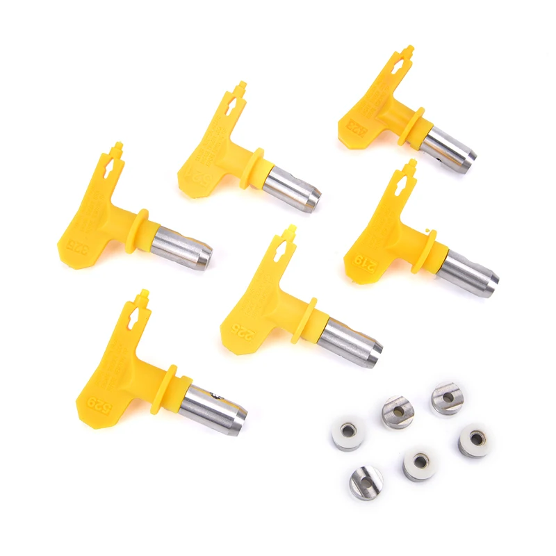 1PC 2/3/4/5 Series Airless Spray Gun Tip Nozzle for Wagner Paint Sprayer Tools 219/225/325/423/425/521/529
1PC 2/3/4/5 Series Airless Spray Gun Tip Nozzle for Wagner Paint Sprayer Tools 219/225/325/423/425/521/529