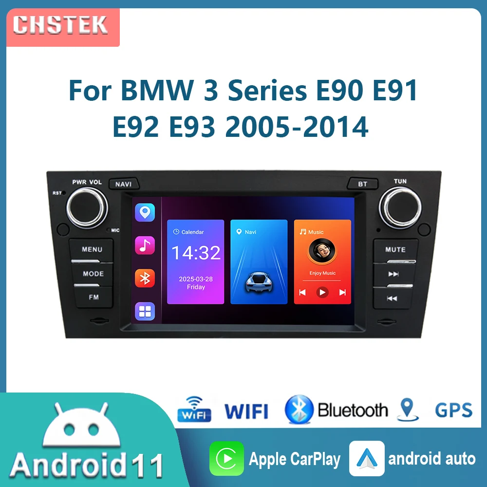 Car Radio 2+32G Carplay GPS Android Auto For BMW 3 Series E90 E91 E92 E93 2005-2014 Multimedia Navigation Player Bluetooth WIFI
Car Radio 2+32G Carplay GPS Android Auto For BMW 3 Series E90 E91 E92 E93 2005-2014 Multimedia Navigation Player Bluetooth WIFI
