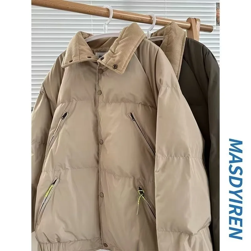 Мужская утепленная хлопковая куртка с воротником-стойкой, свободного кроя, для осени и зимы, повседневная рабочая одежда, из полиэфирного волокна
Мужская утепленная хлопковая куртка с воротником-стойкой, свободного кроя, для осени и зимы, повседневная рабочая одежда, из полиэфирного волокна