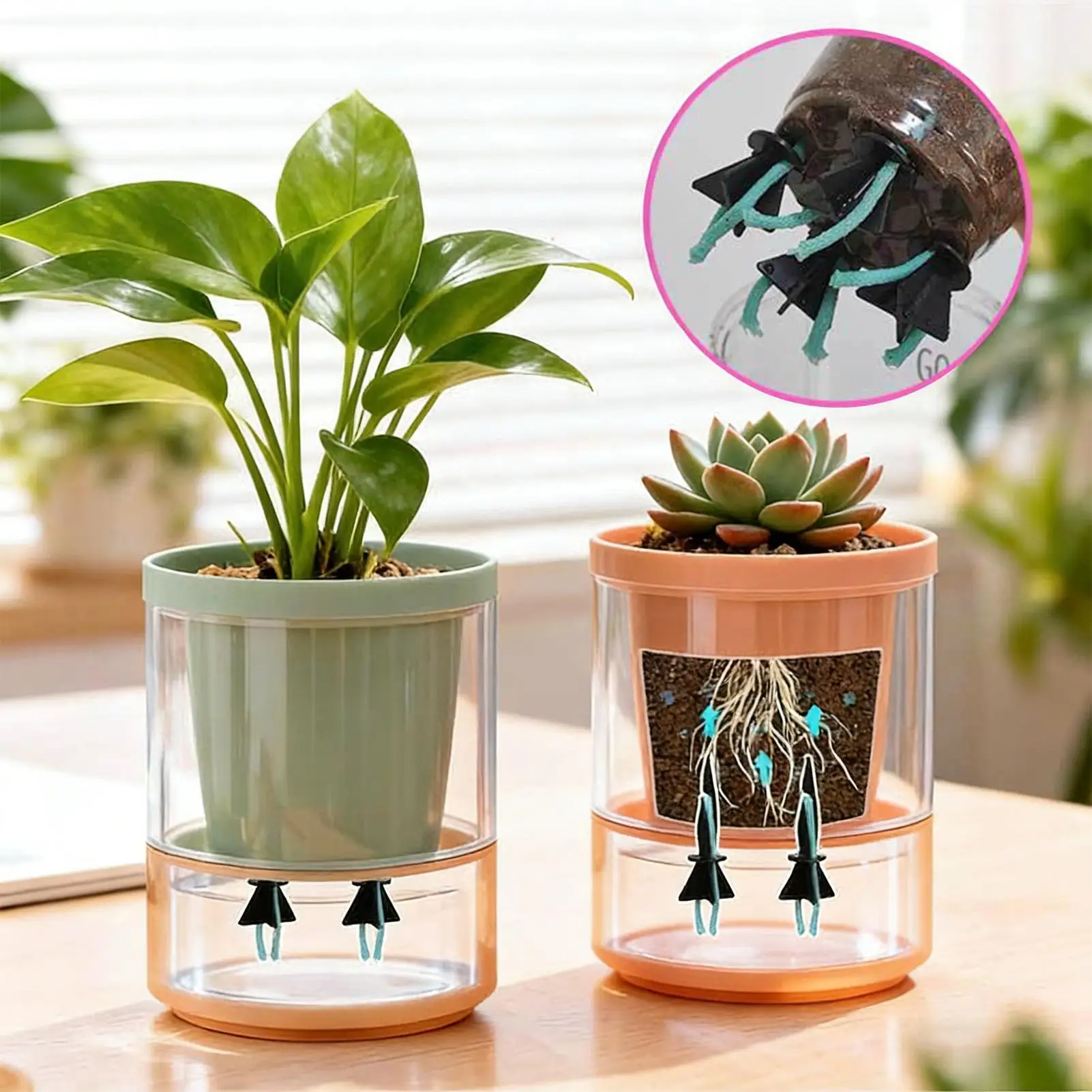 Самополивная вставка для цветов, 4 шт., многоразовые автоматические товары для дома, устройства для самостоятельного полива растений для дома в горшке
Самополивная вставка для цветов, 4 шт., многоразовые автоматические товары для дома, устройства для самостоятельного полива растений для дома в горшке