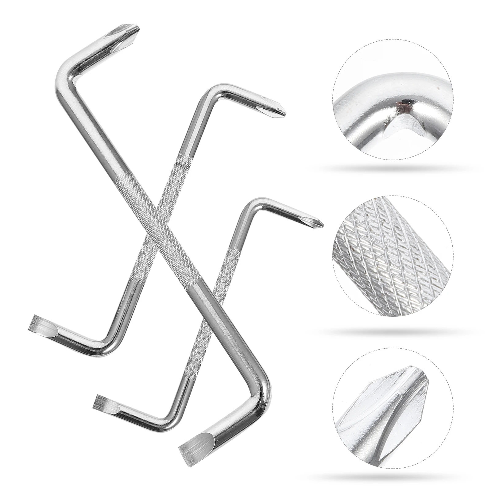 3pcs Right Angle Screwdriver Set Double Ended Flat Head Z Type Slotted Drivers For Electronics Auto Repair Home Tools
3pcs Right Angle Screwdriver Set Double Ended Flat Head Z Type Slotted Drivers For Electronics Auto Repair Home Tools