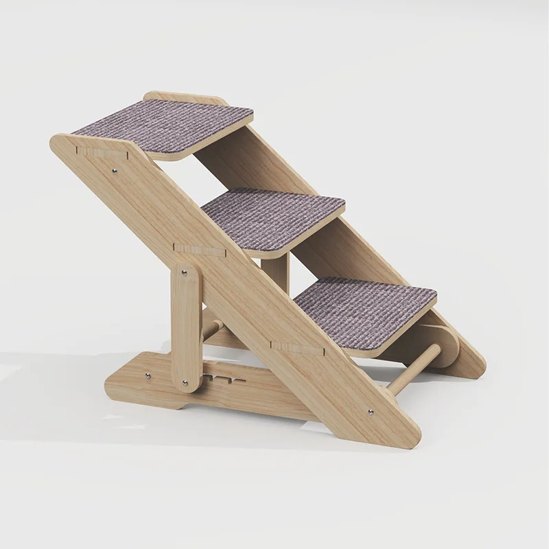 Dog and cat pet cage slope ladder, step up and down bed ladder, small dog wood kennel
Dog and cat pet cage slope ladder, step up and down bed ladder, small dog wood kennel