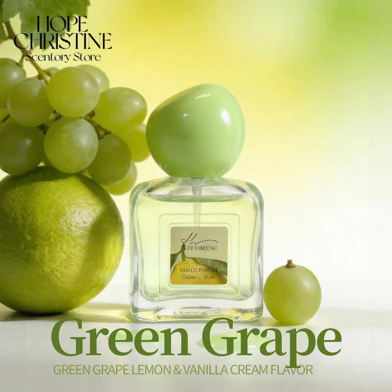 HOPE CHRISTINE Green Grape Perfume Summer Fresh Muscat Fragrance Long Lasting EDP Women Juicy Fruit Scent Body Spray 50ml
HOPE CHRISTINE Green Grape Perfume Summer Fresh Muscat Fragrance Long Lasting EDP Women Juicy Fruit Scent Body Spray 50ml