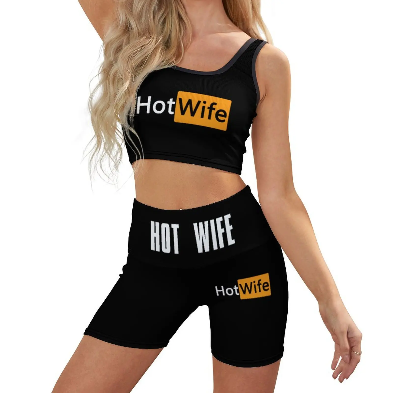 HOTWIFE одинаковые комплекты для тренировок для женщин, комплект из 2 предметов, укороченная майка в рубчик без рукавов, шорты со средней талией, одежда для йоги, активная одежда
HOTWIFE одинаковые комплекты для тренировок для женщин, комплект из 2 предметов, укороченная майка в рубчик без рукавов, шорты со средней талией, одежда для йоги, активная одежда