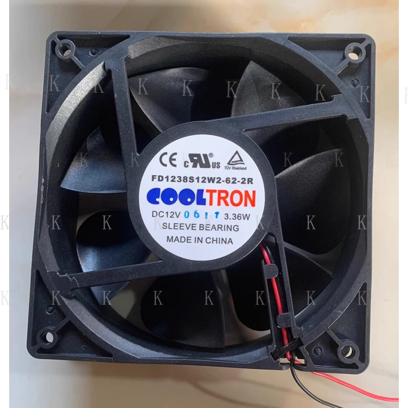 C FOR COOLTRON FD1238S12W2-62 wbr/ -2R DC12V 3.36W 12cm 2-Wire Inverter Cooling Fan
C FOR COOLTRON FD1238S12W2-62 wbr/ -2R DC12V 3.36W 12cm 2-Wire Inverter Cooling Fan