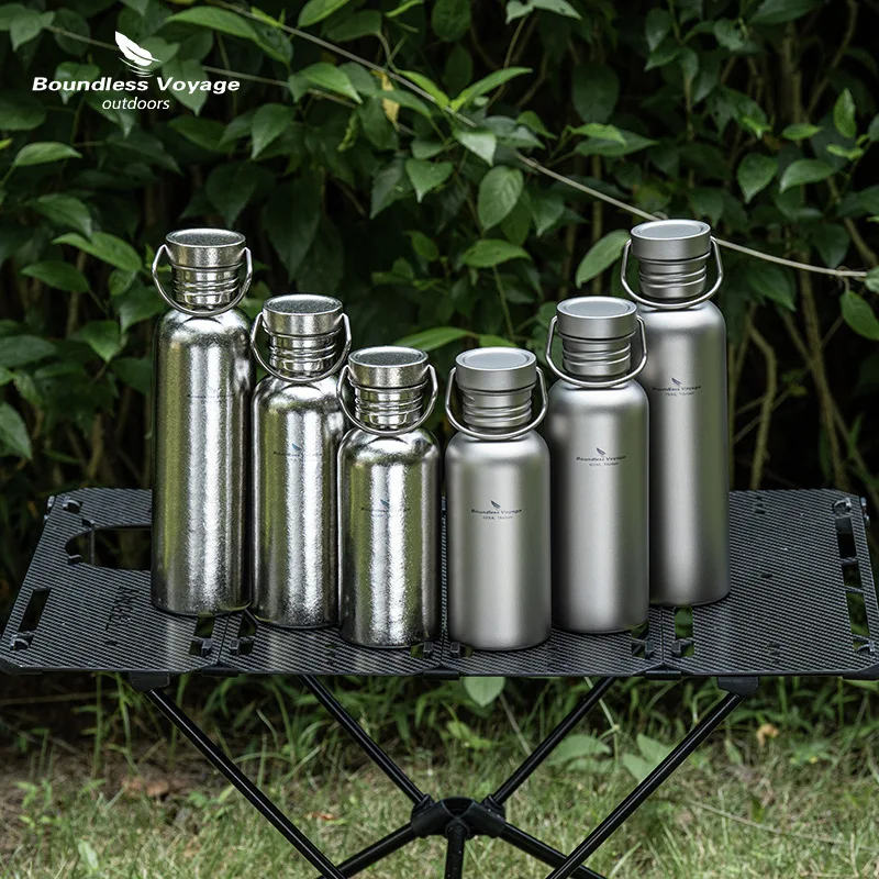 Pure Titanium Single Layer Sports Water Bottle With Handle,Wide Caliber Water Cup,Ultra Light And Heatable,Outdoor Camping Trips
Pure Titanium Single Layer Sports Water Bottle With Handle,Wide Caliber Water Cup,Ultra Light And Heatable,Outdoor Camping Trips