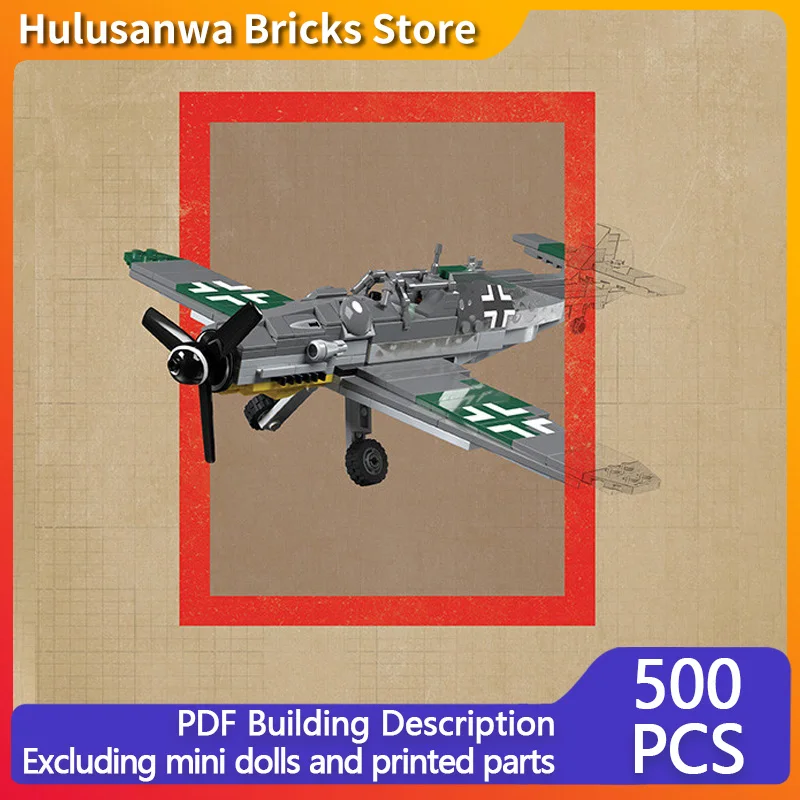 Модель военного истребителя Bf-109 времен Второй мировой войны, конструктор MOC, модульные строительные блоки, военная техника, подарки, праздничные наборы для сборки, детские игрушки
Модель военного истребителя Bf-109 времен Второй мировой войны, конструктор MOC, модульные строительные блоки, военная техника, подарки, праздничные наборы для сборки, детские игрушки