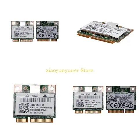 P9JB BCM943224HMS DW1520 802.11A B G N 300Mbps Dual Band Half Mini PCie Wireless WiFi Card for Dell  for Acer