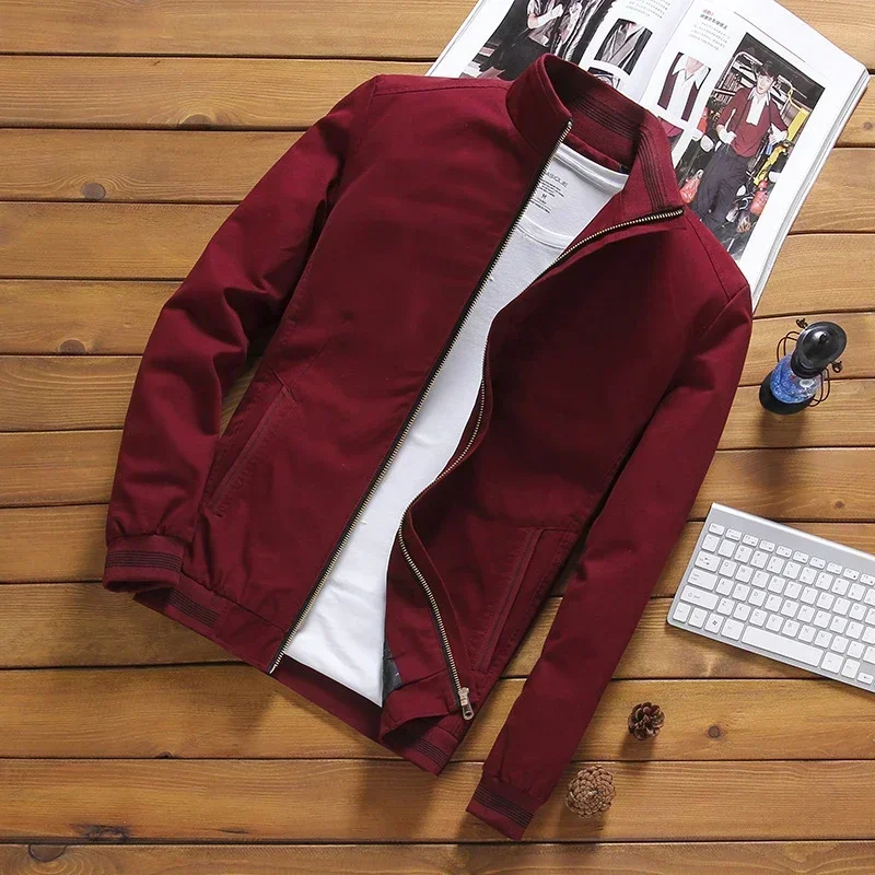 Male Outwear Windbreaker Cargo Jackets Men Stand Collar Slim Zipper Jacket Mens Parkas Autumn Winter New Men's Hooded Parkas
Male Outwear Windbreaker Cargo Jackets Men Stand Collar Slim Zipper Jacket Mens Parkas Autumn Winter New Men's Hooded Parkas