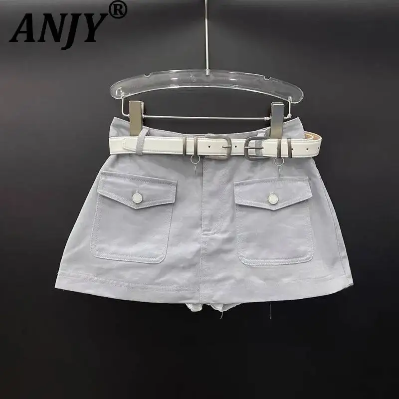 ANJY Spring Summer New Women American Safari Style Mini Skirts Halter Neck Embroidered Flares Sleeveless Denim Short Vest A25189
ANJY Spring Summer New Women American Safari Style Mini Skirts Halter Neck Embroidered Flares Sleeveless Denim Short Vest A25189