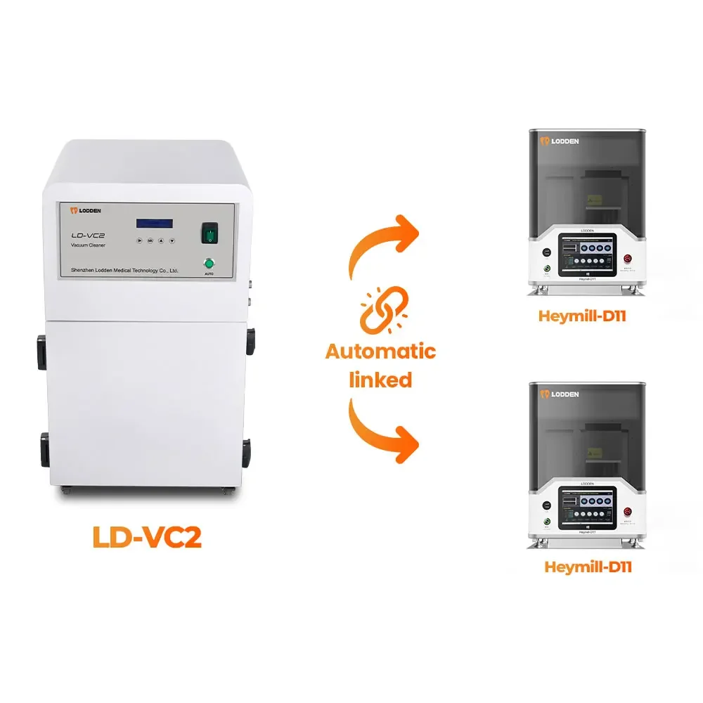 Lodden VC2 Denta Lab Equipment 1200W Denta Vacuum Cleaner For Heymill-D11 Zirconia Milling Machine
Lodden VC2 Denta Lab Equipment 1200W Denta Vacuum Cleaner For Heymill-D11 Zirconia Milling Machine