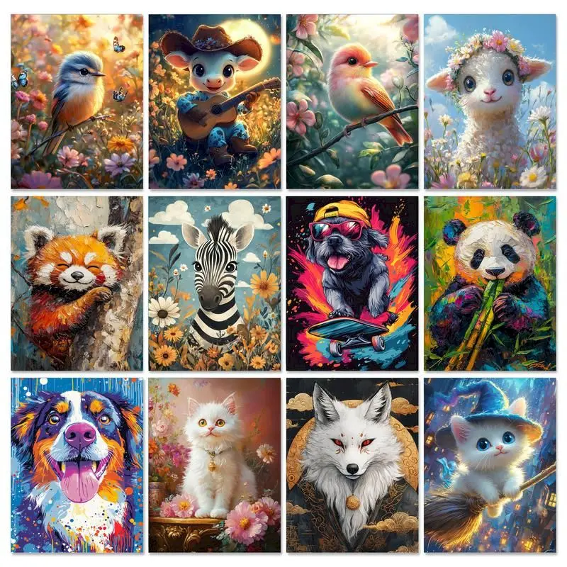 GATYZTORY Acrylic Painting By Numbers Kit Animal Birds Handpainted Coloring By Numbers Unique Gift Home Decoration
GATYZTORY Acrylic Painting By Numbers Kit Animal Birds Handpainted Coloring By Numbers Unique Gift Home Decoration