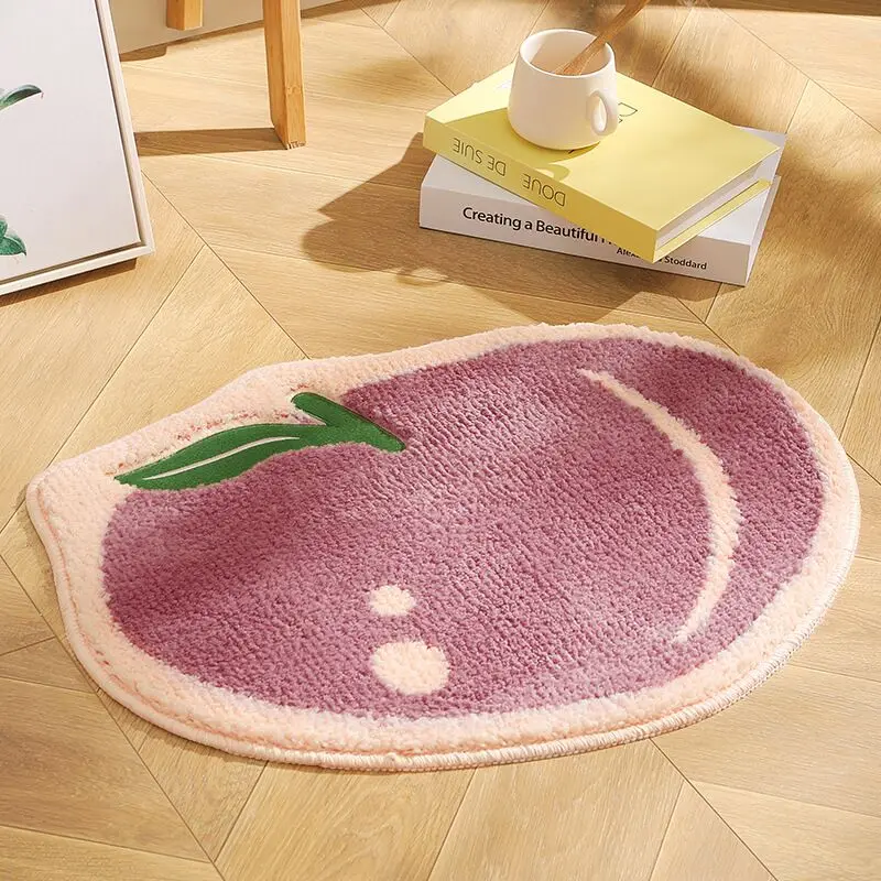 Cute Fruit Shape Bathroom Mat Peach Lemon Floor Rug Anti Slip Floor Carpet Bedside Doorway Toilet Soft Comfortable Bath Rug
Cute Fruit Shape Bathroom Mat Peach Lemon Floor Rug Anti Slip Floor Carpet Bedside Doorway Toilet Soft Comfortable Bath Rug