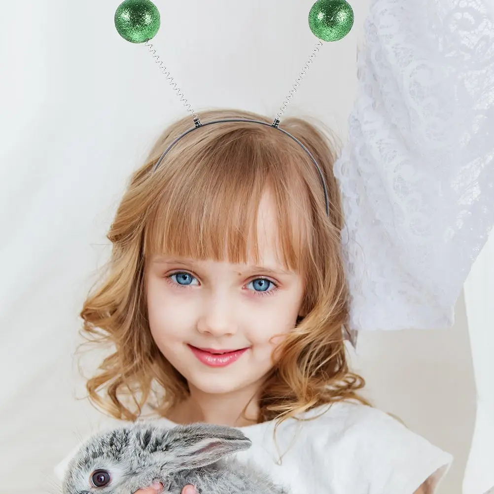 Alien Headband Cosplay Hair Hoops Glitter Balls Party Costume Antenna Comfortable Safe Material Design Matching School Plays
Alien Headband Cosplay Hair Hoops Glitter Balls Party Costume Antenna Comfortable Safe Material Design Matching School Plays