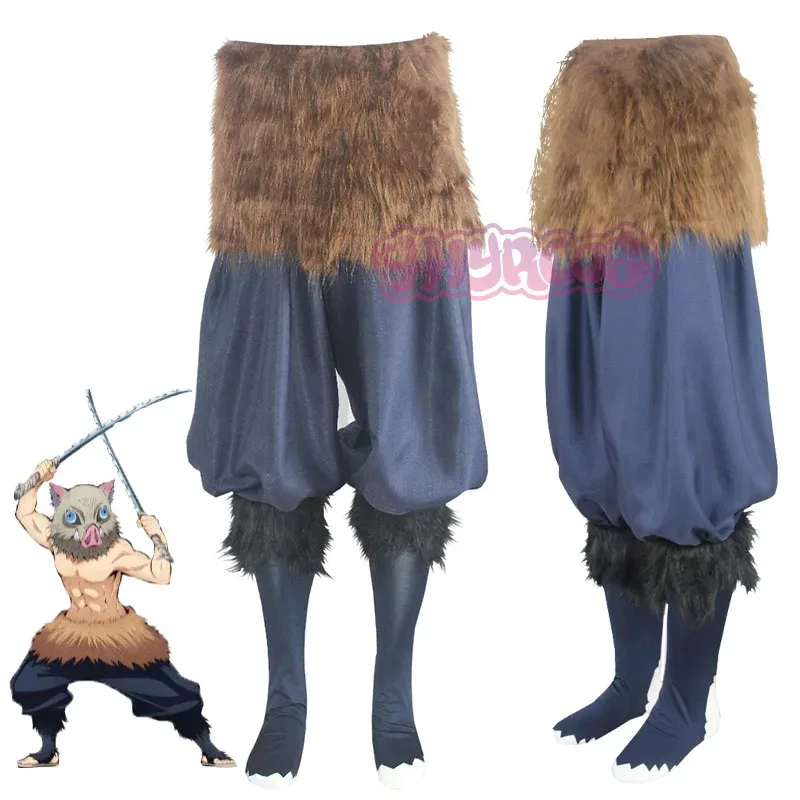 Game Demon Kimetsu No Yaiba Hashibira Inosuke Cosplay Costumes Pants And Socks Halloween Party Carnival Suit Cosplay
Game Demon Kimetsu No Yaiba Hashibira Inosuke Cosplay Costumes Pants And Socks Halloween Party Carnival Suit Cosplay