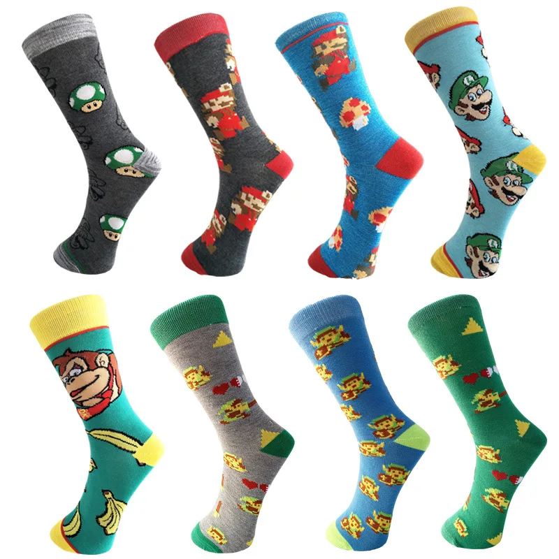 Calcetines de algodón de Super Mario Anime para hombre y mujer, medias deportivas de Hip Hop a la moda para niños y niñas, calce
Calcetines de algodón de Super Mario Anime para hombre y mujer, medias deportivas de Hip Hop a la moda para niños y niñas, calce