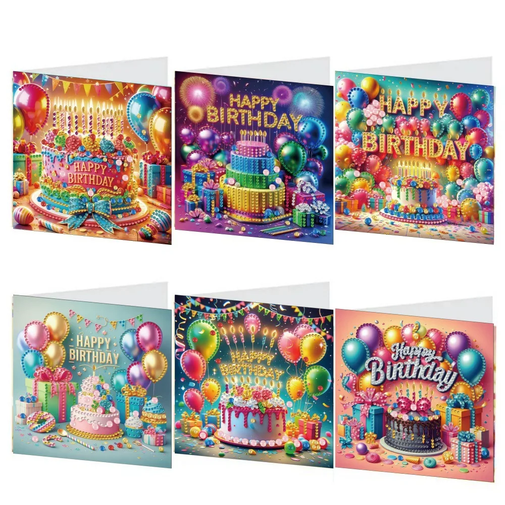 6pcs Diamond Art Cards Handmade 5D Rhinestone Arts Greetings Birthday Card 5D Rhinestone Embroidery Arts Cards Kits Arts Crafts
6pcs Diamond Art Cards Handmade 5D Rhinestone Arts Greetings Birthday Card 5D Rhinestone Embroidery Arts Cards Kits Arts Crafts