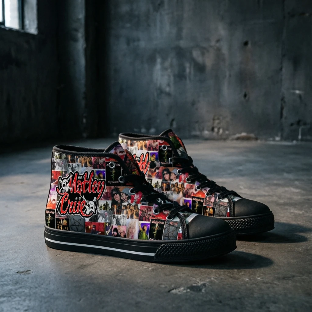 Band 80S Metal Vintage Mötley Crüe Shoes Men Women Casual Canvas Sneakers Custom Rock Band Print
Band 80S Metal Vintage Mötley Crüe Shoes Men Women Casual Canvas Sneakers Custom Rock Band Print