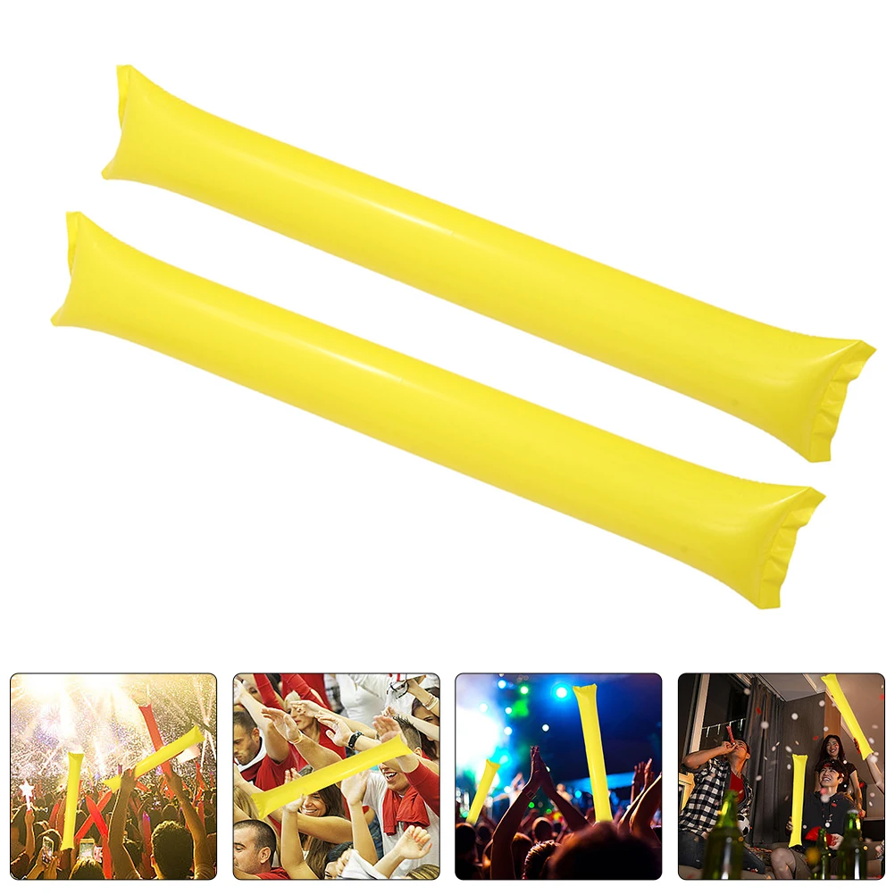 30pcs Inflatable Cheer Sticks Yellow Sports Events Concerts Shows Party Noisemakers PE Material Lightweight Gifts Loud Sound
30pcs Inflatable Cheer Sticks Yellow Sports Events Concerts Shows Party Noisemakers PE Material Lightweight Gifts Loud Sound