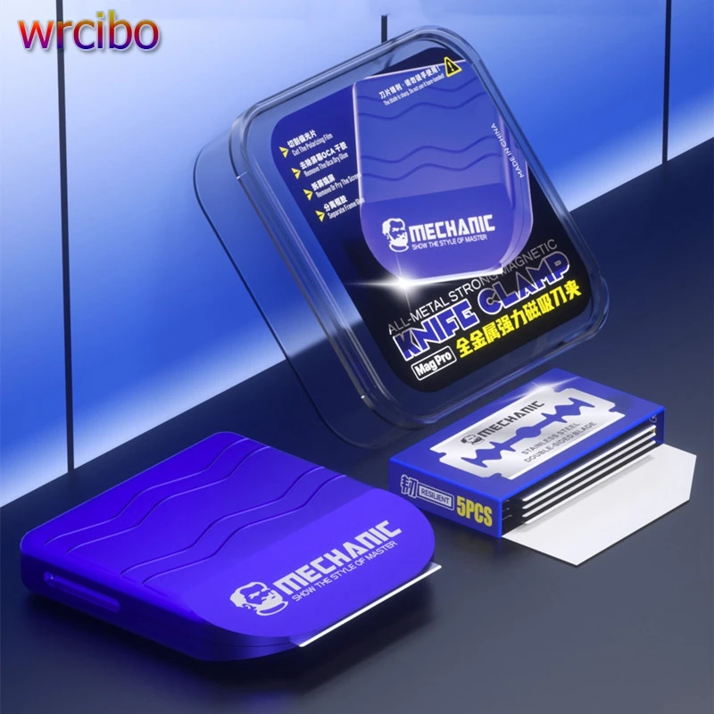 Mechanic Mag Pro Metal Magnetic Knife Clip Blade Storage Fixing Holder For Removing Curved Screen Glue Without Damaging Screen
Mechanic Mag Pro Metal Magnetic Knife Clip Blade Storage Fixing Holder For Removing Curved Screen Glue Without Damaging Screen