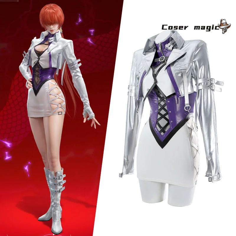 Game KOF Shermie Cosplay Costume Uniform Halloween Carnival Party Christmas Play Role Clothes Clothing
Game KOF Shermie Cosplay Costume Uniform Halloween Carnival Party Christmas Play Role Clothes Clothing