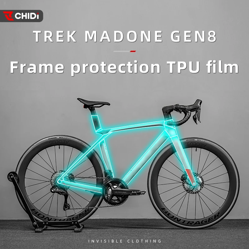 For TREK Madone 8th Gen SL7 SLR7 Road Bike Invisible Protection Film - Bike Accessories, Scratch-Resistant, Waterproof Sticker
For TREK Madone 8th Gen SL7 SLR7 Road Bike Invisible Protection Film - Bike Accessories, Scratch-Resistant, Waterproof Sticker