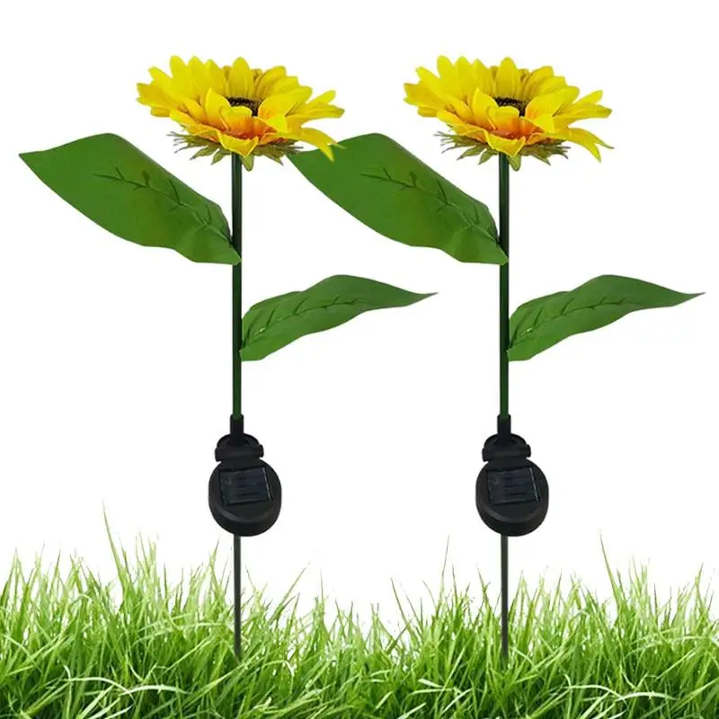2Pcs Solar Sunflower Light Outdoor Lawn Lamp Waterproof Energy Saving Outdoor Stake Lamp For Garden Lawn Path Decoration
2Pcs Solar Sunflower Light Outdoor Lawn Lamp Waterproof Energy Saving Outdoor Stake Lamp For Garden Lawn Path Decoration
