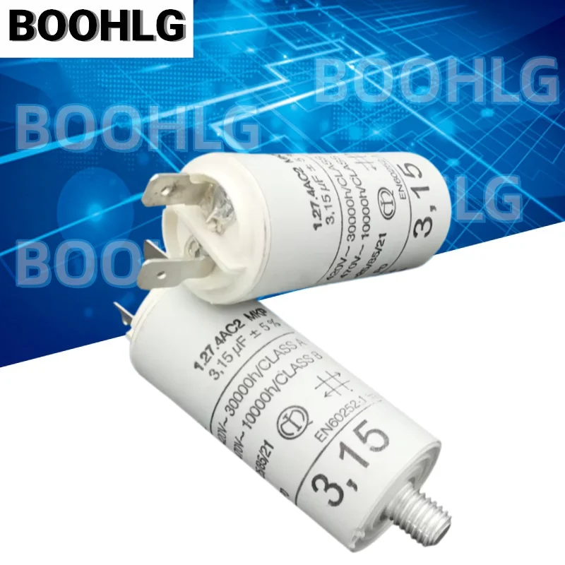 1PCS MKP 1.27.4AC2 420V 3.15μF Polypropylene Capacitor For Motor Starting Running
1PCS MKP 1.27.4AC2 420V 3.15μF Polypropylene Capacitor For Motor Starting Running