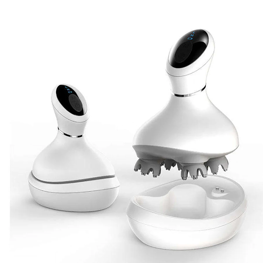 New Electric Head Massager Charging Waterproof Vibration Kneading Intelligent Mini Multifunctional Scalp Massager
New Electric Head Massager Charging Waterproof Vibration Kneading Intelligent Mini Multifunctional Scalp Massager