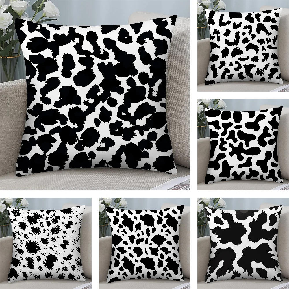 Black White Cow Skin Texture Pillow Case Short Plush Pillow Covers Sofa Decorative Gift Home Double-sided Printing Cushion Cover
Black White Cow Skin Texture Pillow Case Short Plush Pillow Covers Sofa Decorative Gift Home Double-sided Printing Cushion Cover