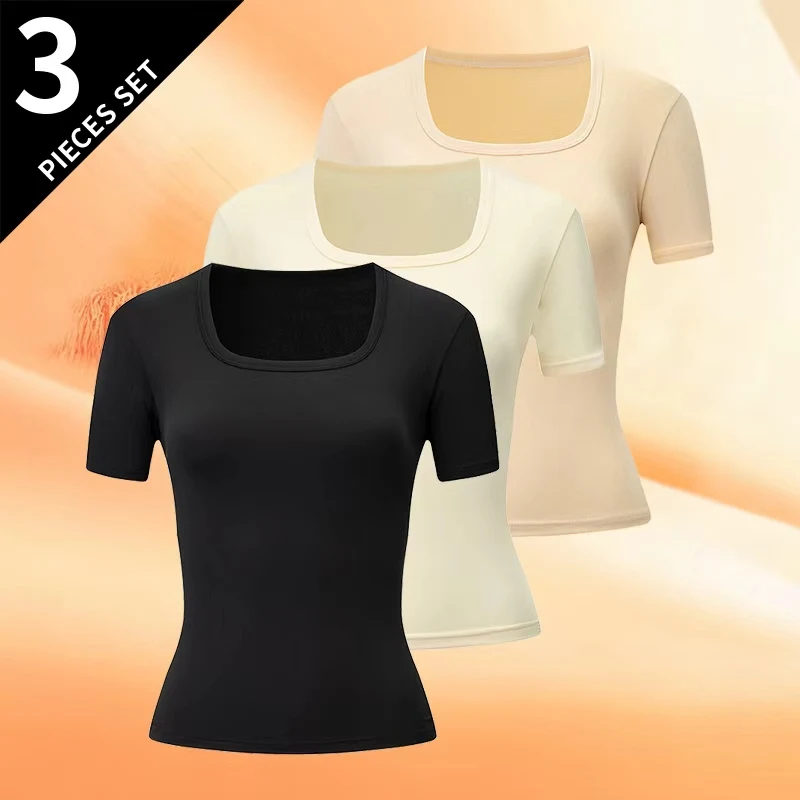 3/1 piece summer fashion simple women's short sleeved comfortable plus size casual sports base shirt youth versatile T-shirt
3/1 piece summer fashion simple women's short sleeved comfortable plus size casual sports base shirt youth versatile T-shirt