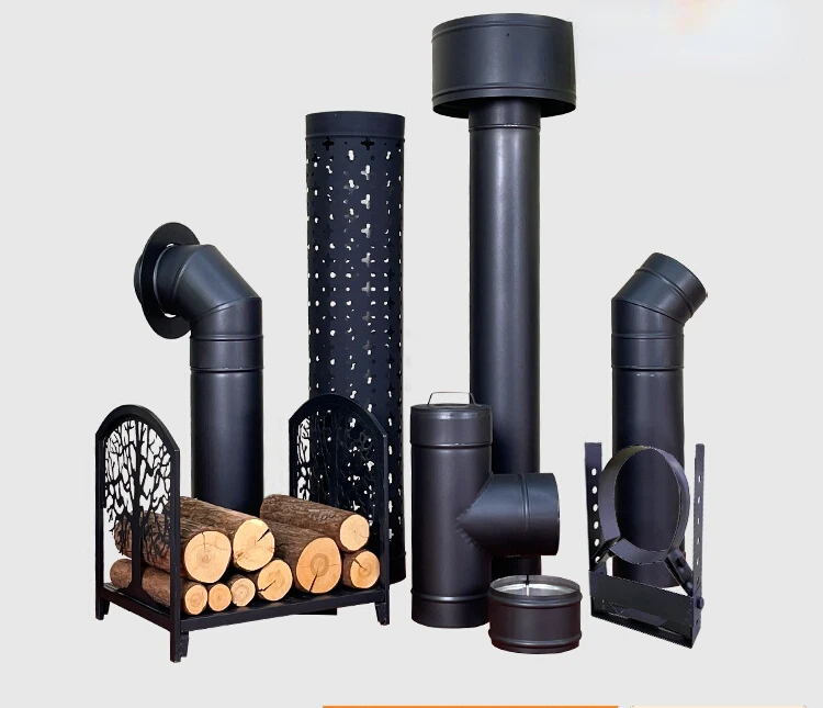 Fireplace Tools 4-Piece Set Wood Burning Mounting Accessories Smoke Pipe Stainless Steel Anti-Scald Mesh Elbow
Fireplace Tools 4-Piece Set Wood Burning Mounting Accessories Smoke Pipe Stainless Steel Anti-Scald Mesh Elbow