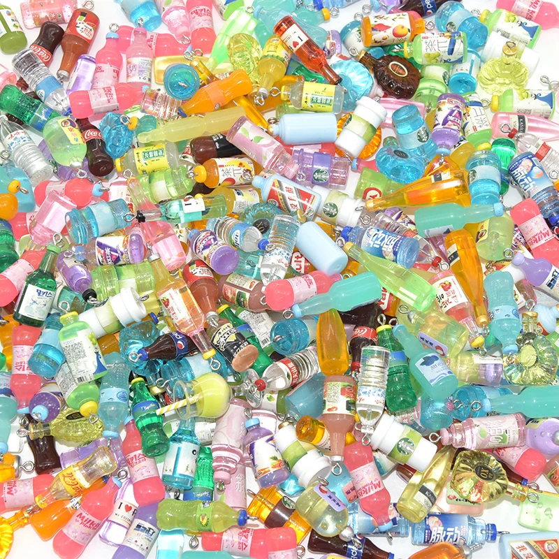 10pcs Colorful Random Mixed Resin Bottle Charms Simulation Craft Pendants For DIY Necklace Bracelet Gift Jewery Making Supplies
10pcs Colorful Random Mixed Resin Bottle Charms Simulation Craft Pendants For DIY Necklace Bracelet Gift Jewery Making Supplies