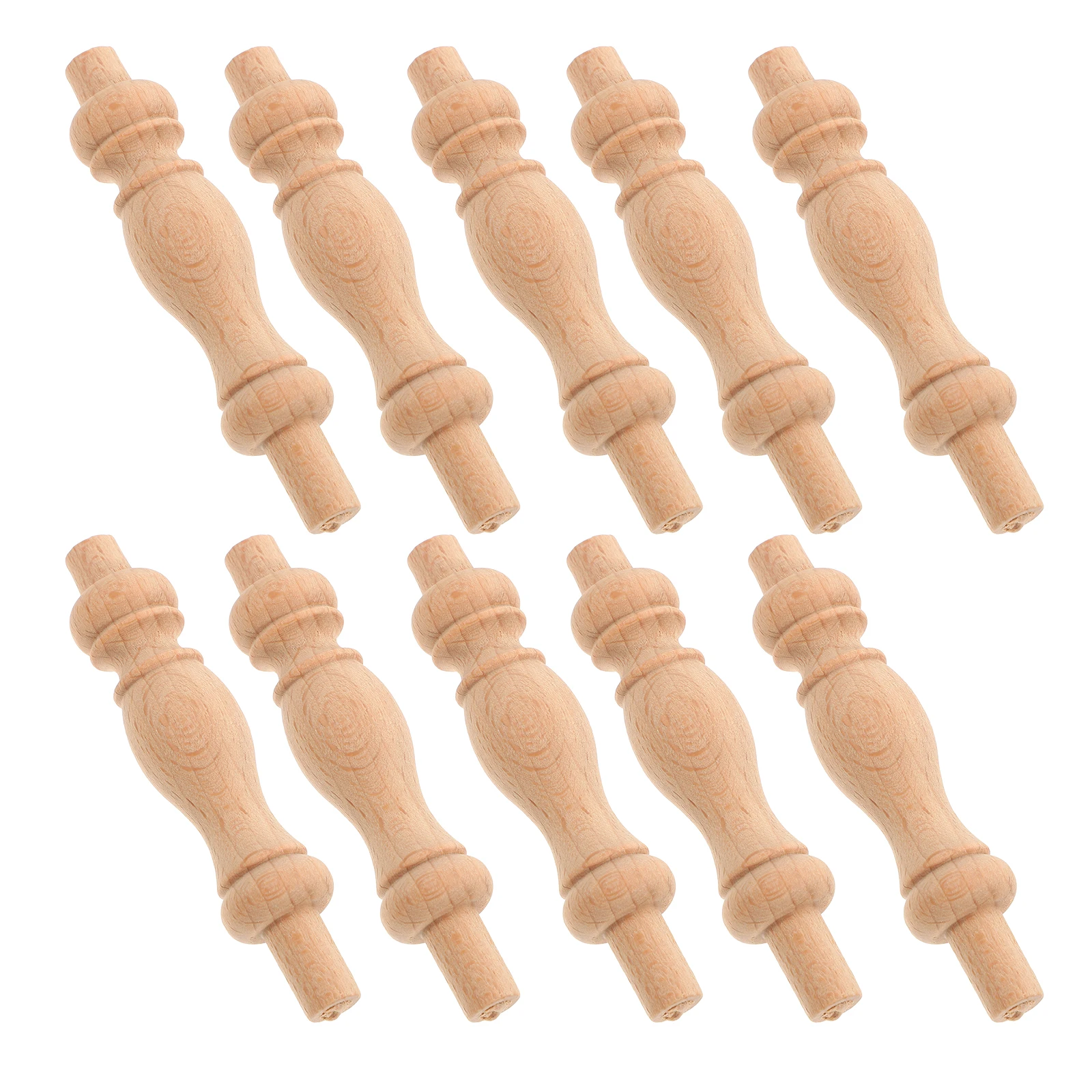 10PCS SolidWoodColumn BalustersDeckRailing StaircasesIndoor DurableDecorative WoodenSpindles Replacement Khaki
10PCS SolidWoodColumn BalustersDeckRailing StaircasesIndoor DurableDecorative WoodenSpindles Replacement Khaki
