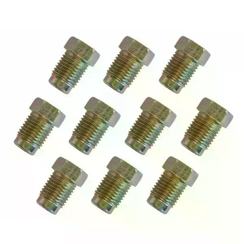 10/20Pcs Car Brake Line Fittings For 3/16"Copper Brake Pipe Brake Line Fitting Kit Tube Inverted Flares Metric End Union Nuts
10/20Pcs Car Brake Line Fittings For 3/16"Copper Brake Pipe Brake Line Fitting Kit Tube Inverted Flares Metric End Union Nuts