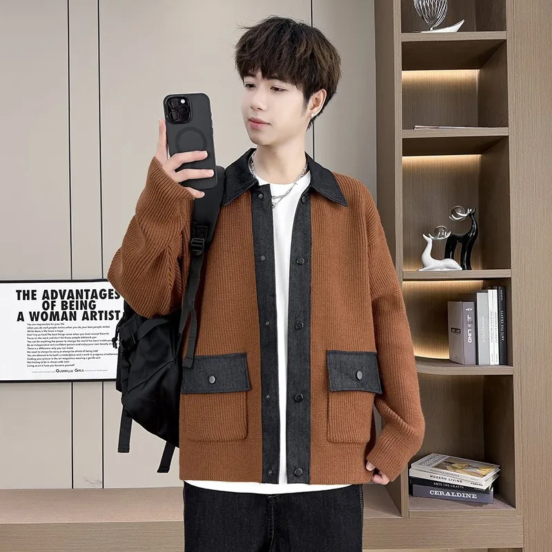 2025 New Men's Knitted Sweater Cardigan Coat Casual Autumn Winter Sle Button Design Comfortable Soft Material Faionable
2025 New Men's Knitted Sweater Cardigan Coat Casual Autumn Winter Sle Button Design Comfortable Soft Material Faionable