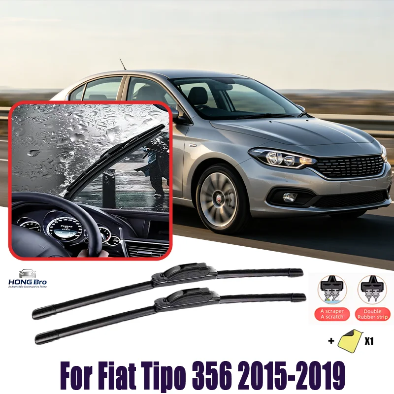 For Fiat Tipo 356 2015-2019 26"+16" Front Silicone Wiper Blades, Silent Upgrade, Quiet Durable, All-Season, Auto Windshield
For Fiat Tipo 356 2015-2019 26"+16" Front Silicone Wiper Blades, Silent Upgrade, Quiet Durable, All-Season, Auto Windshield