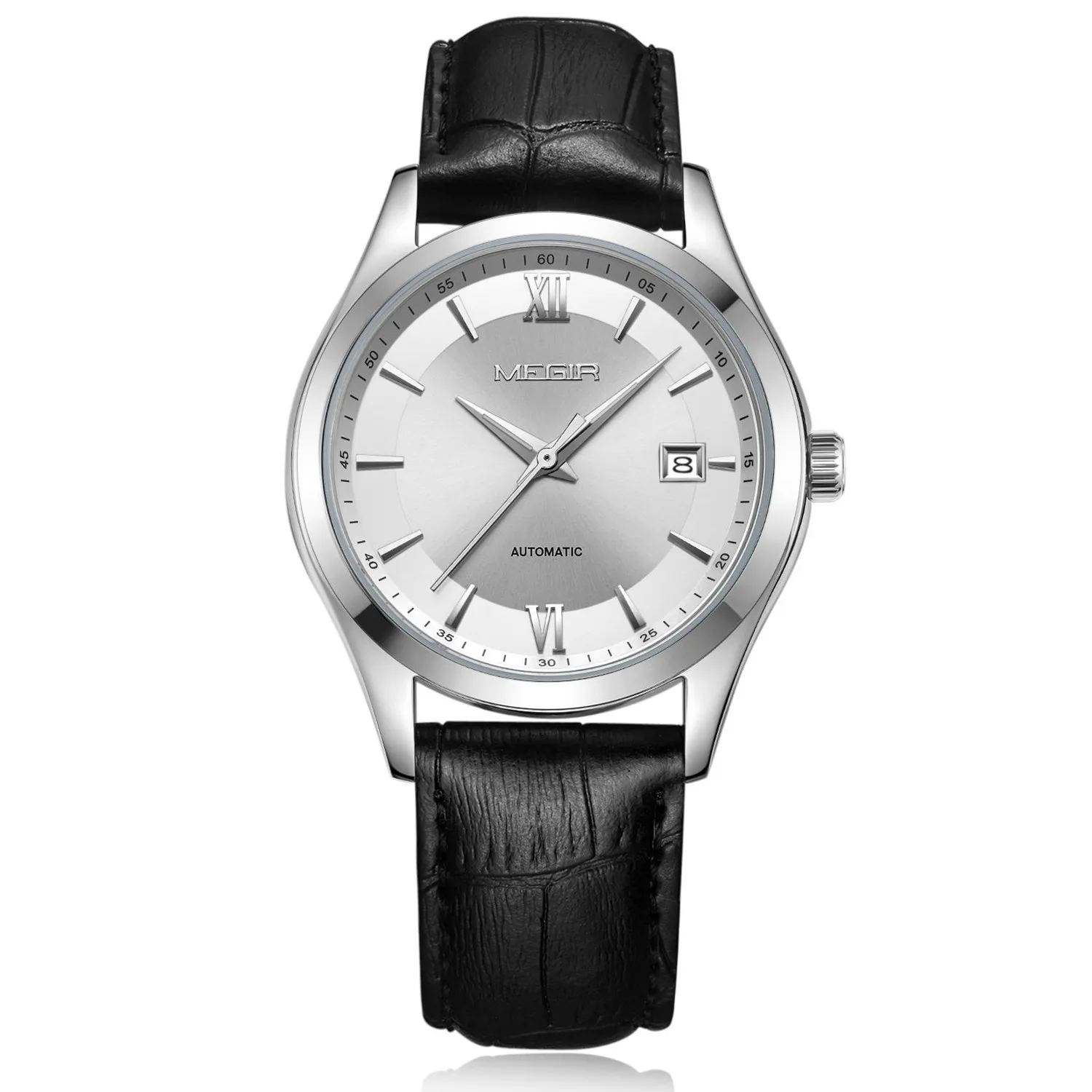 Оригинальные часы MEGIR 62063, автоматические механические часы, водонепроницаемые до 5 бар, кожаный ремешок, мужские наручные часы, Relogio Masculino.
Оригинальные часы MEGIR 62063, автоматические механические часы, водонепроницаемые до 5 бар, кожаный ремешок, мужские наручные часы, Relogio Masculino.