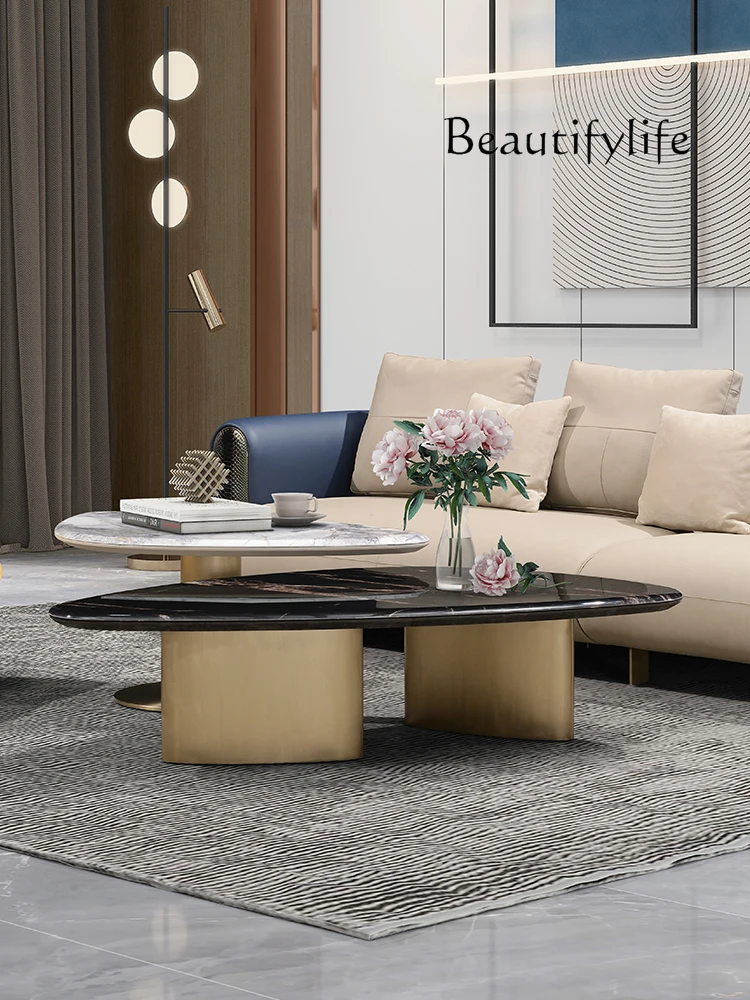 Coffee table light luxury Italian simple modern home living room sofa Nordic special-shaped coffee table
Coffee table light luxury Italian simple modern home living room sofa Nordic special-shaped coffee table