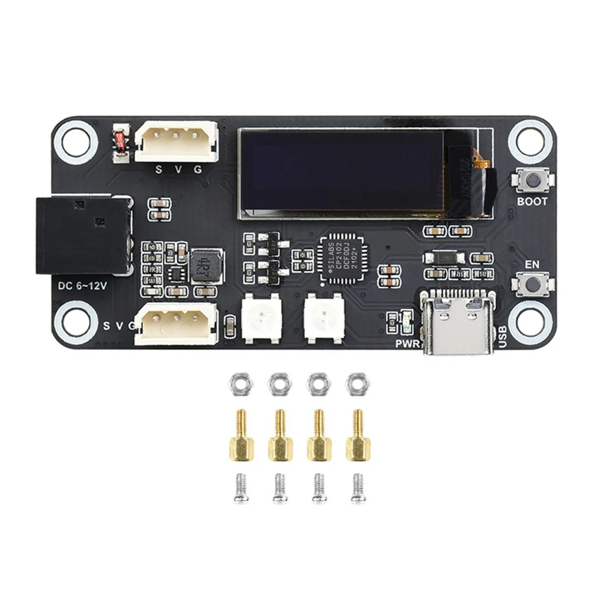 AU32-Waveshare ESP32 Servo Driver Expansion Board with OLED Display Built-in WIFI and Bluetooth for SC15/ST3215 Servo
AU32-Waveshare ESP32 Servo Driver Expansion Board with OLED Display Built-in WIFI and Bluetooth for SC15/ST3215 Servo