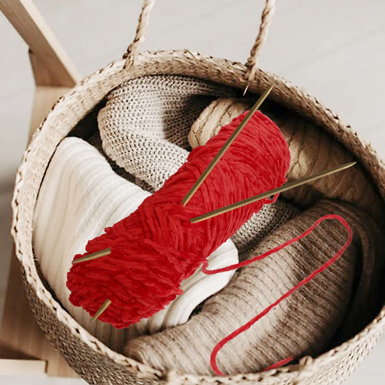 4Pcs Chenille Wool DIY Scarf Hat Weaving Material Soft Silky Handmade Knitting Yarn Portable Crocheted Thread Thread Material
4Pcs Chenille Wool DIY Scarf Hat Weaving Material Soft Silky Handmade Knitting Yarn Portable Crocheted Thread Thread Material