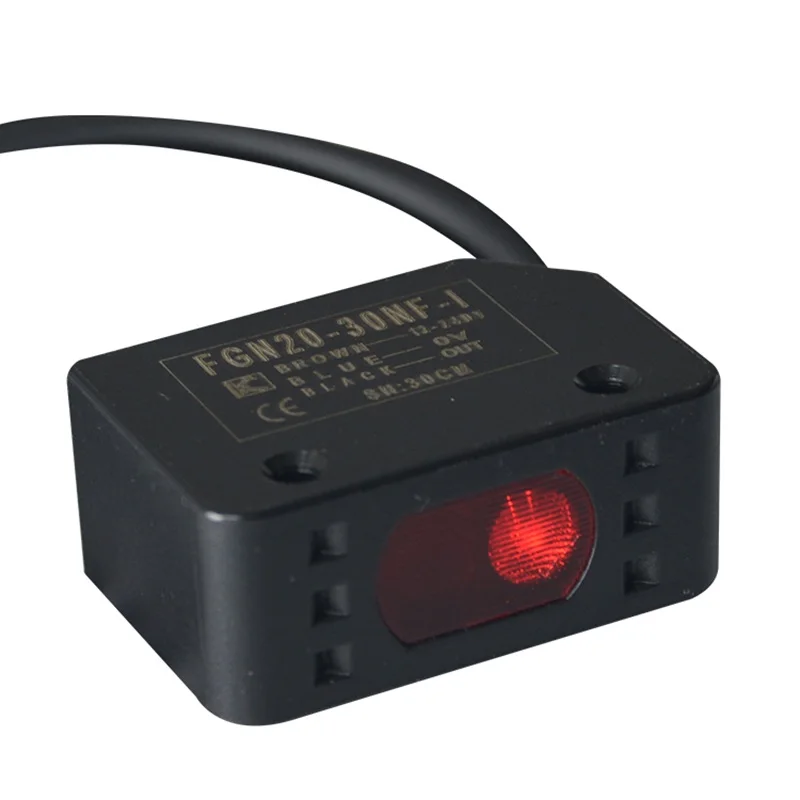 FUWEI FGN20-30NF-I Photoelectric Sensor Square Digital Display Photoelectric Switch Point Light Source Diffuse Reflection Type
FUWEI FGN20-30NF-I Photoelectric Sensor Square Digital Display Photoelectric Switch Point Light Source Diffuse Reflection Type