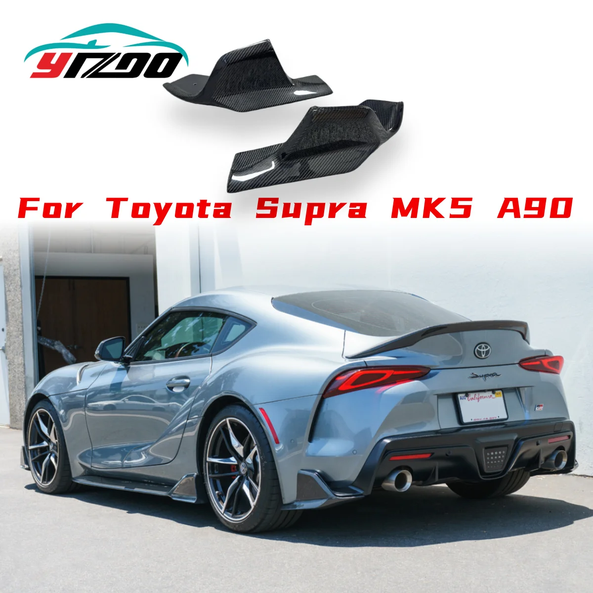 Rear Carbon Fiber AD Car Rear Splitters Bumper Diffuser For Toyota Supra A90 MK5 2019-2023 Add On Lip Apron Cover Trims FRP
Rear Carbon Fiber AD Car Rear Splitters Bumper Diffuser For Toyota Supra A90 MK5 2019-2023 Add On Lip Apron Cover Trims FRP