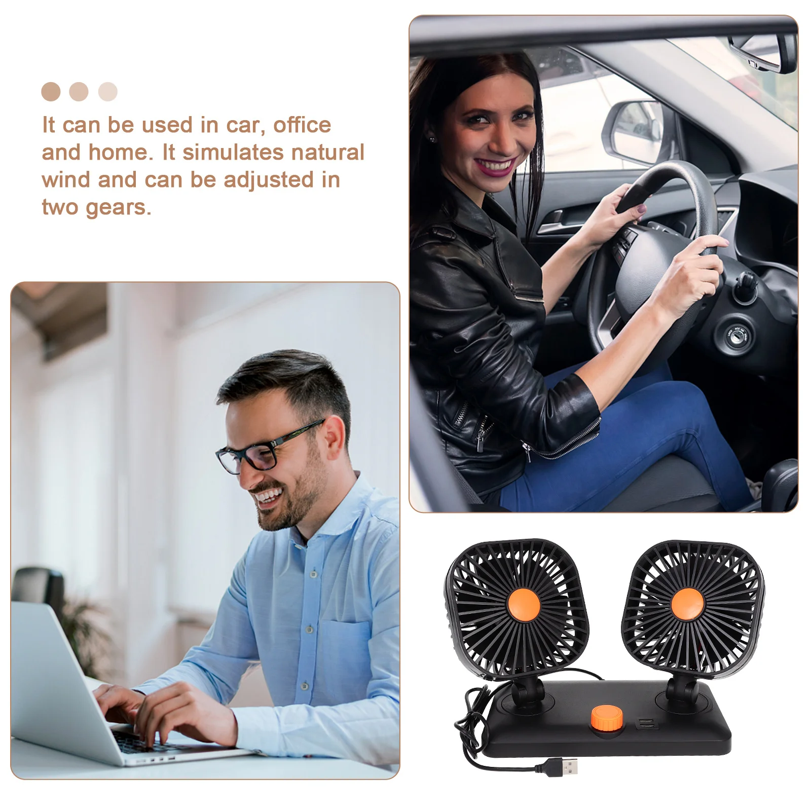 Electric Fan USB Car Interior Cooling Quiet for Small Auto Fans ABS Automotive Portable
Electric Fan USB Car Interior Cooling Quiet for Small Auto Fans ABS Automotive Portable