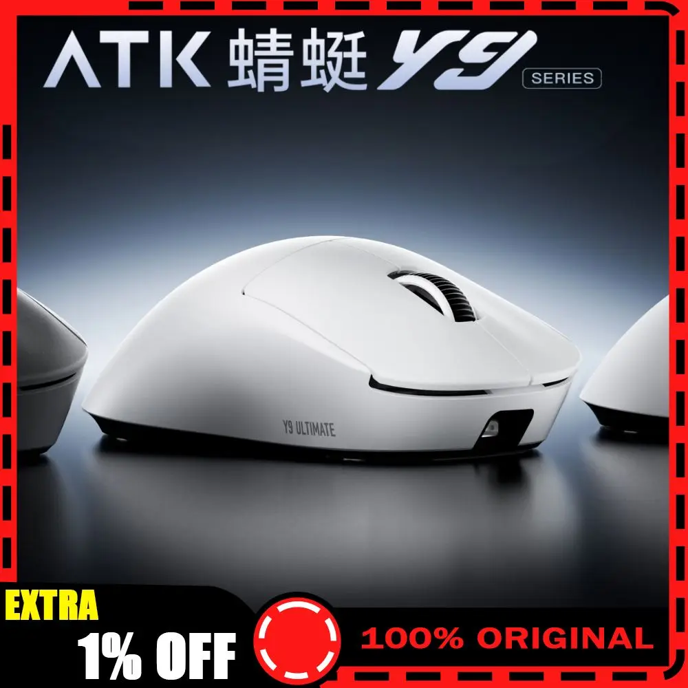 ATK Dragonfly Y9 Wireless Mouse 3-mose Ergonomics Dual 8K Long Battery Life Gaming Mouse Customized E-sports PC Accessory Gifts
ATK Dragonfly Y9 Wireless Mouse 3-mose Ergonomics Dual 8K Long Battery Life Gaming Mouse Customized E-sports PC Accessory Gifts