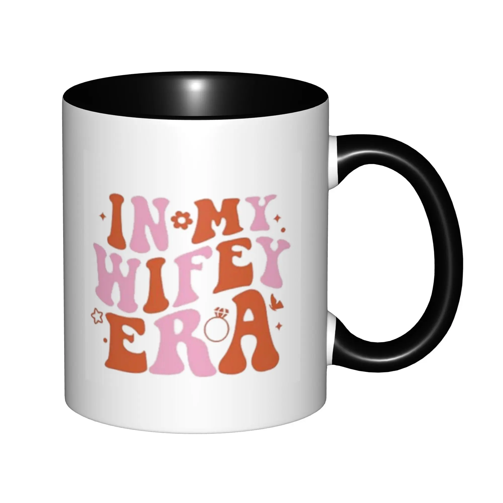 Bridal Shower Gifts for Wife from Husband, In My Wifey Era Mugs With Black Handle Birthday Coffee Mugs Ceramic Tea Cups 11oz
Bridal Shower Gifts for Wife from Husband, In My Wifey Era Mugs With Black Handle Birthday Coffee Mugs Ceramic Tea Cups 11oz