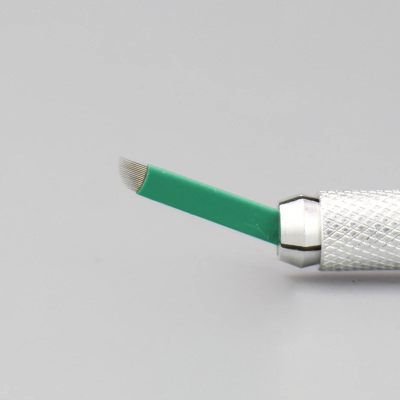 100 шт. 0,2-0,25 мм зеленые нано-лезвия, иглы для микроблейдинга, перманентный макияж, татуировка бровей, микролезвие, 3D вышивка глаз
100 шт. 0,2-0,25 мм зеленые нано-лезвия, иглы для микроблейдинга, перманентный макияж, татуировка бровей, микролезвие, 3D вышивка глаз