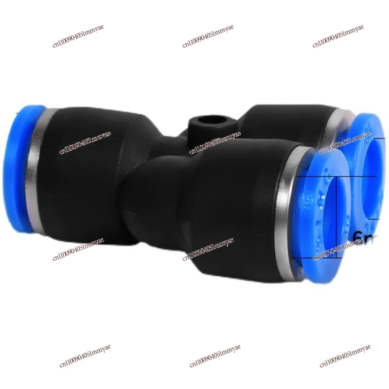 Y-type tee connector PWY6-4/8/10/12/14/16 trachea triangular variable diameter quick plug connector
Y-type tee connector PWY6-4/8/10/12/14/16 trachea triangular variable diameter quick plug connector