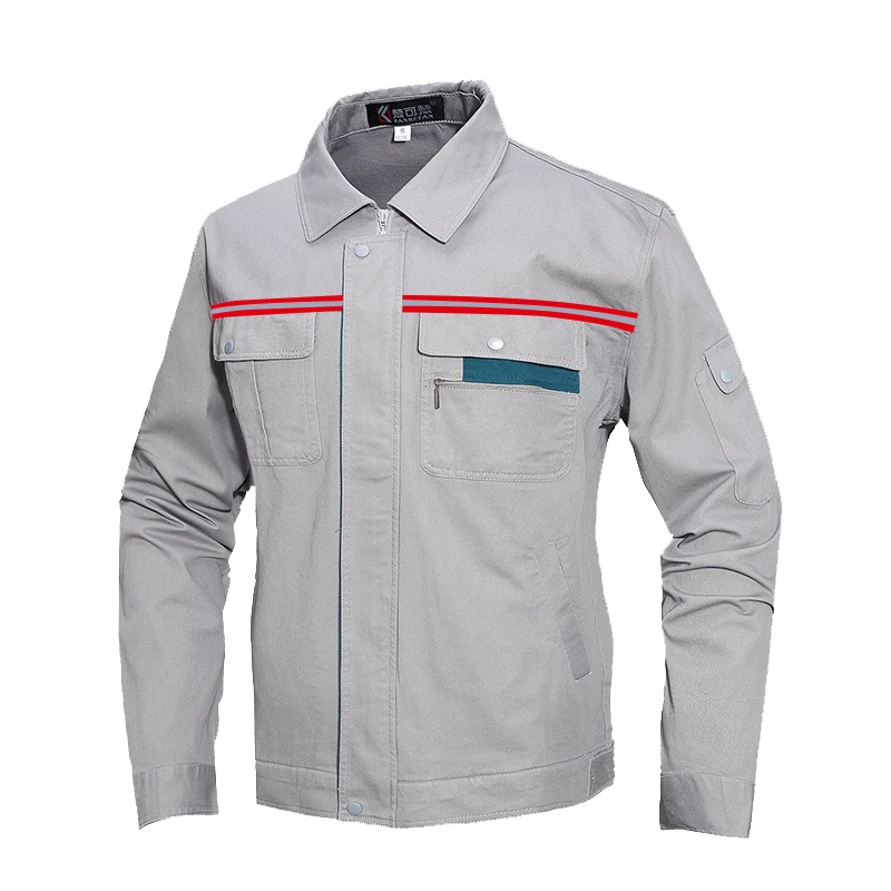 Factory Labor Work Jacket Workshop Apparel Working Uniform Tops Clothing Clothes with Reflective Stripes
Factory Labor Work Jacket Workshop Apparel Working Uniform Tops Clothing Clothes with Reflective Stripes